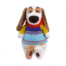 Купить мягкая игрушка budi basa собака бартоломей в свитере, 33 см ( id 13408005 )