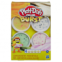 Купить набор пластилина play-doh "взрыв цвета" пастельные цвета ( id 14132606 )