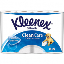 Купить туалетная бумага kleenex delicate white 2 слоя, 12 шт ( id 15100857 )
