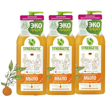Купить жидкое мыло synergetic фруктовый микс, 3 шт х 500 мл ( id 15849722 )