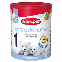 Купить молочная смесь semper nutradefense baby 1, с 0 мес, 400 г ( id 16041815 )