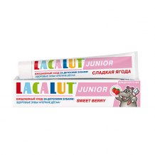 Купить зубная гель-паста lacalut junior сладкая ягода, от 8 лет, 75 мл ( id 16076483 )