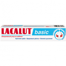 Купить зубная паста lacalut basic комплексная защита, 75 мл ( id 16076497 )