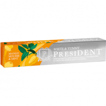 Купить зубная паста president white & yummy манго-мусс с мятой, 75 г ( id 16177316 )