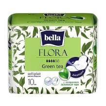 Купить прокладки bella flora green tea с экстрактом зеленого чая, 4 капли, 10 шт ( id 16177350 )
