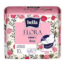 Купить прокладки bella flora rose с ароматом розы, 4 капли, 10 шт ( id 16177364 )