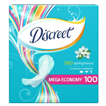 Купить женские ежедневные прокладки discreet deo spring breeze multiform, 100 шт. ( id 16555660 )