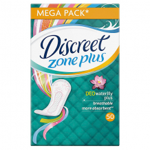 Купить женские ежедневные прокладки discreet deo water lily plus, 50 шт. ( id 16555703 )