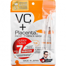 Купить маска japan gals placenta с плацентой и витамином c, 7 шт ( id 16874748 )