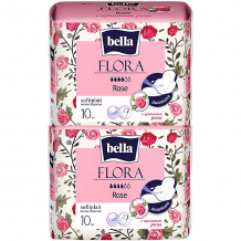 Купить прокладки bella flora rose с ароматом розы, 4 капли, 20 шт ( id 16972556 )