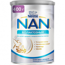 Купить молочная смесь nestle nan безлактозный, с 0 до 6 мес, 400 г ( id 16988885 )