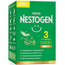 Купить молочный напиток nestle nestogen 3, с 12 мес, 600 г ( id 16988893 )