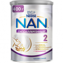 Купить молочная смесь nestle nan гипоаллергенный 2, с 6 мес, 400 г ( id 16988957 )