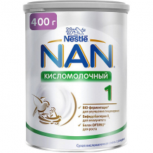 Купить молочная смесь nestle nan кисломолочный 1, с 0 мес, 400 г ( id 16988999 )