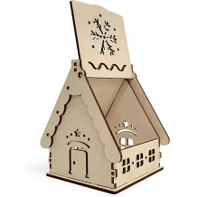 Купить конструктор деревянный lemmo "домик новогодний", 10 элементов ( id 17436539 )