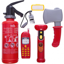 Купить игровой набор klein чемодан пожарного, 7 предметов ( id 2467413 )