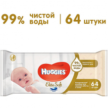 Купить детские влажные салфетки huggies ultra comfort natural, 64 шт. ( id 3508788 )