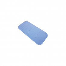 Купить антискользящий коврик для ванны 34,5х76 см, голубой ( id 4182044 )