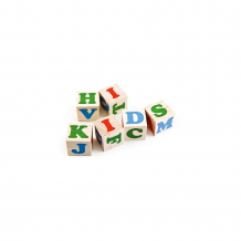 Купить деревянные кубики томик "английский алфавит", 12 шт ( id 4317164 )
