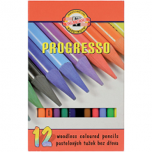 Купить цветные карандаши "progresso", 12 цв., koh-i-noor ( id 4792673 )
