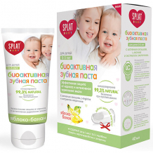 Купить натуральная зубная паста для детей от 0 до 3 лет, splat baby, яблоко-банан ( id 4796725 )
