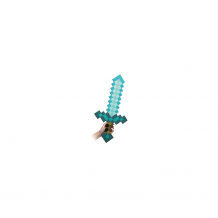 Купить пиксельный меч, изумрудный, 60 см, minecraft ( id 4986605 )