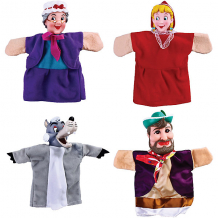 Купить кукольный театр "красная шапочка", 4 куклы, жирафики ( id 5032544 )