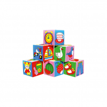 Купить кубики "предметы", мякиши ( id 5183157 )