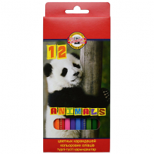 Купить koh-i-noor набор карандашей цветных животные, 12 цв ( id 6888693 )