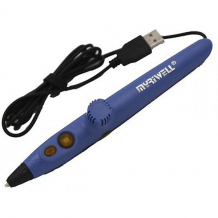 Купить 3d ручка myriwell "rp200a hot" биопластик pla, синяя ( id 7556122 )