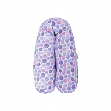 Купить подушка для беременных theraline 190 см. кружки, фиолетовая ( id 8524479 )