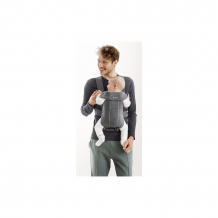 Купить рюкзак-кенгуру babybjorn mini cotton jersey светло-серый ( id 8584420 )