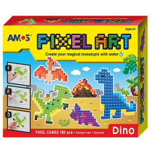 Купить аква-мозаика из пикселей amos "динозавры" ( id 8852954 )