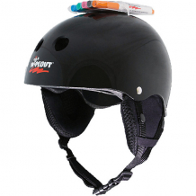 Купить зимний защитный шлем wipeout black с фломастерами, черный ( id 8891936 )
