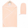 Комплект Leader Kids полотенце/рукавица 75 х 100 см, цвет: оранжевый ( ID 12037738 )