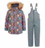 Комплект куртка/полукомбинезон Arctic Kids, цвет: серый ( ID 6455335 )