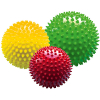 Набор из 3-х мячей ёжиков «Светофор», 8,5 см, МалышОК ( ID 6894032 )