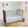 Комплект постельного белья из 6 предметов Soni Kids "Лунная прогулка" голубой в сердечки ( ID 9452907 )