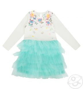 Купить платье acoola sig, цвет: белый/голубой ( id 10303349 )