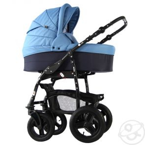 Купить коляска-люлька для новорожденного sevillababy mirra, цвет: голубой/синий ( id 10816439 )