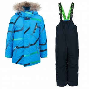 Купить комплект куртка/полукомбинезон stella's kids groza, цвет: голубой ( id 11261528 )
