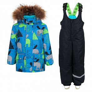 Купить комплект куртка/полукомбинезон stella's kids losi, цвет: синий ( id 11263676 )