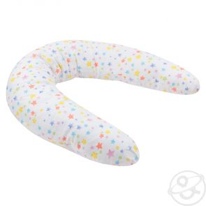 Купить подушка для беременных leader kids звезды разноцветные, цвет: белый ( id 12192706 )