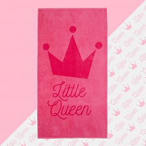 Купить полотенце махровое \"little queen\" 70х130 см ( id 12711388 )
