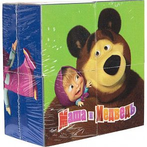 Купить набор кубиков играем вместе маша и медведь ( id 3333257 )