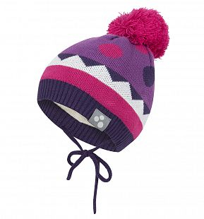 Купить шапка huppa, цвет: фиолетовый ( id 3355970 )