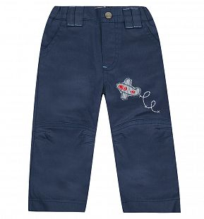 Купить брюки kiki kids маленький друг, цвет: синий ( id 5006635 )