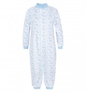 Купить комбинезон чудесные одежки 540157, цвет: белый/голубой ( id 5793361 )