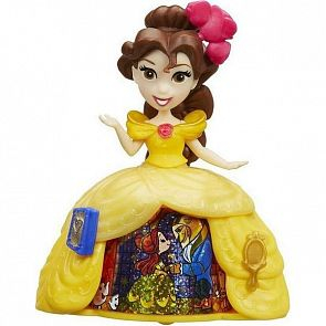 Купить кукла disney princess принцесса в платье белль в платье с волшебной юбкой 8.5 см ( id 5980213 )