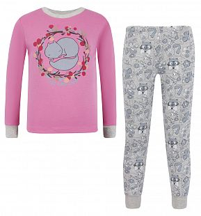 Купить пижама джемпер/брюки bembi, цвет: розовый ( id 6014107 )